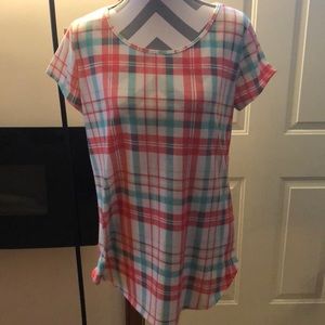 Plaid t shirt